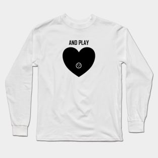 Partnerlook Heart Electrician Joke Cute Plug Partner Love Valentine Gift Long Sleeve T-Shirt